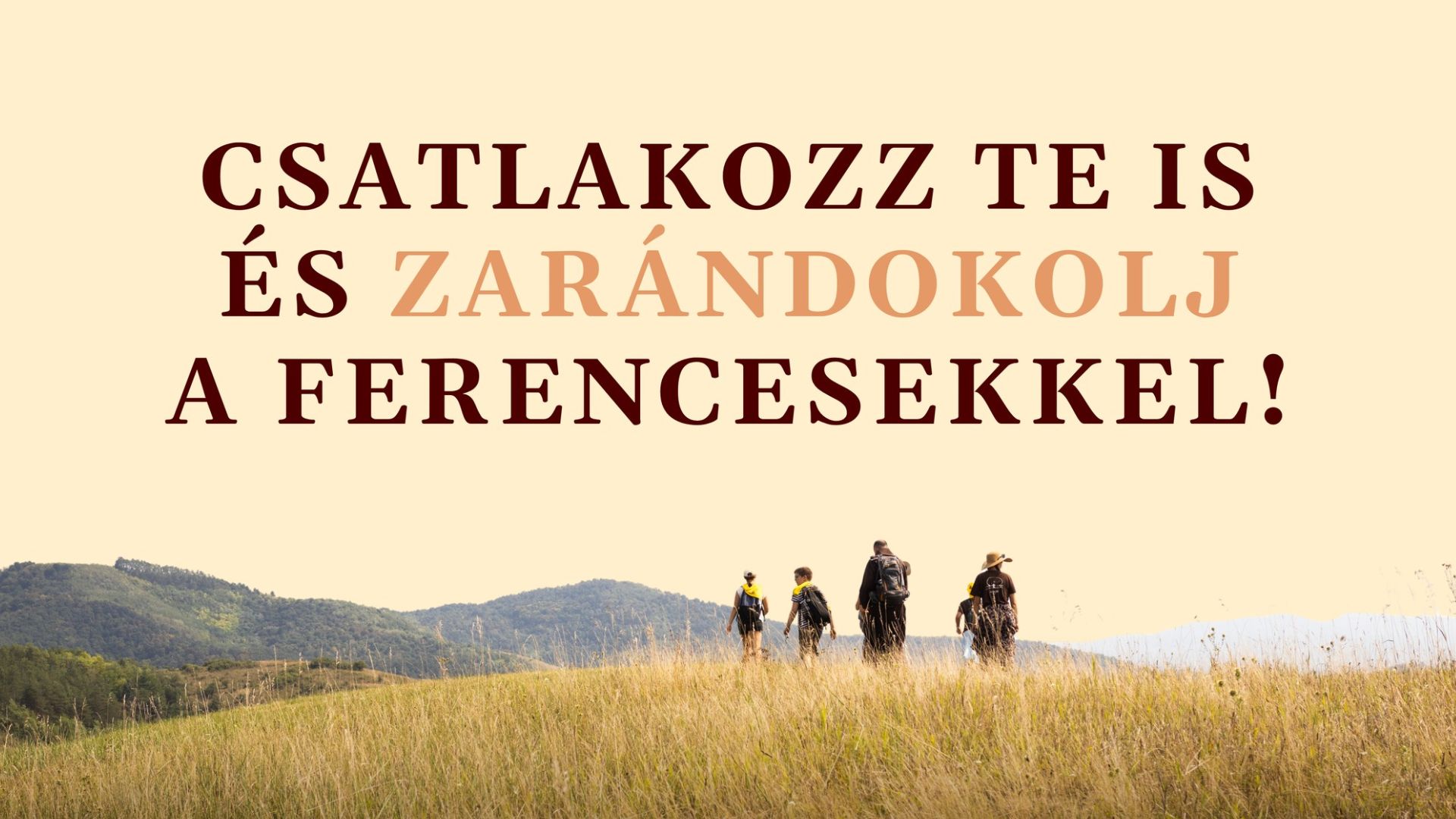 zarándoklat hirdetés