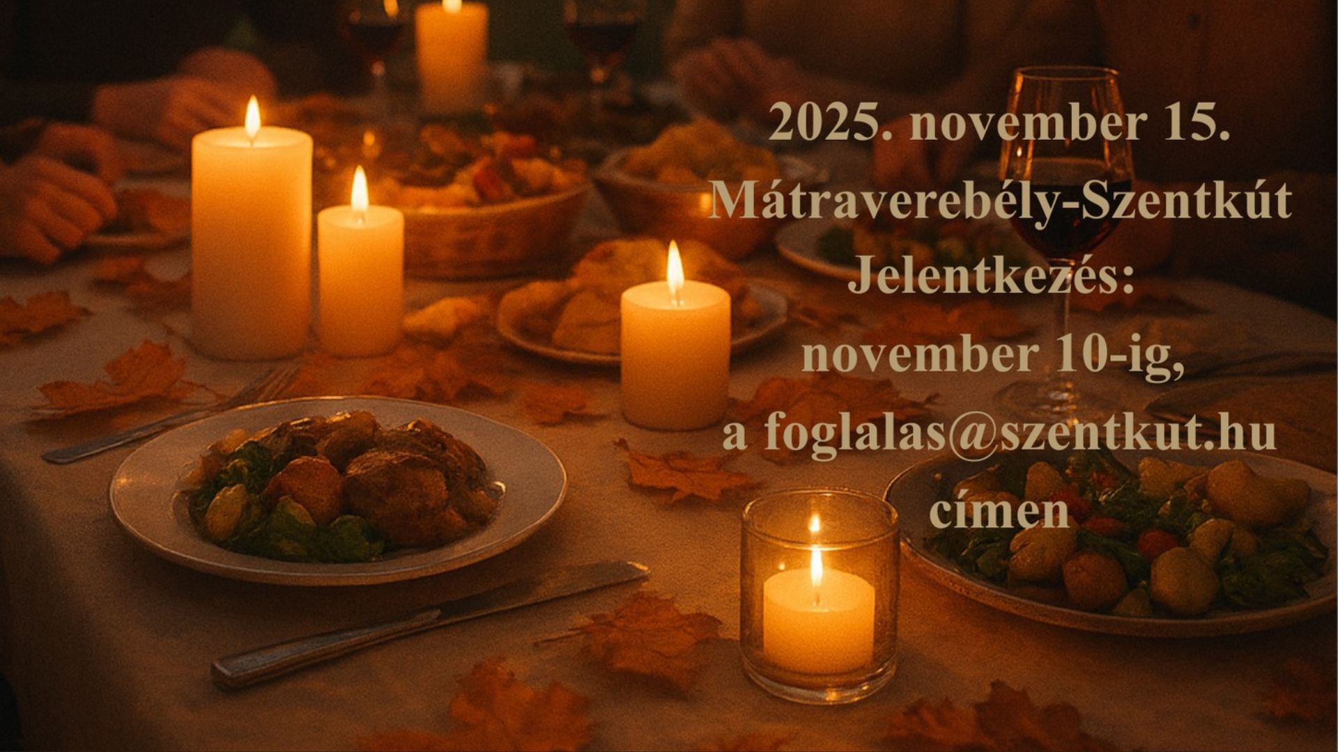 jótékonysági vacsora Sztkút