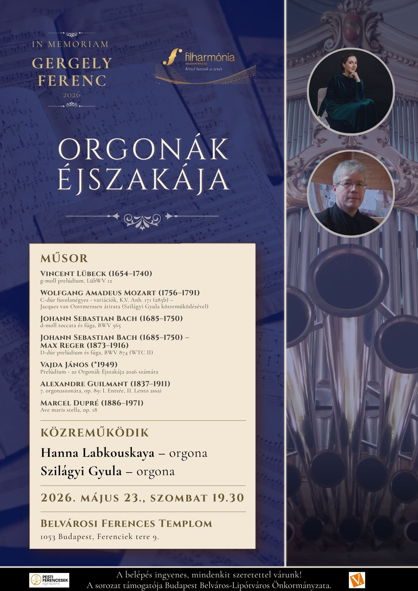 orgonák éjszakája 2026