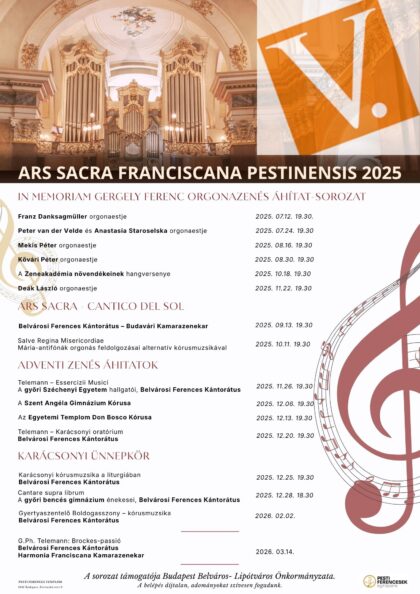 Ars sacra franciscana 2025