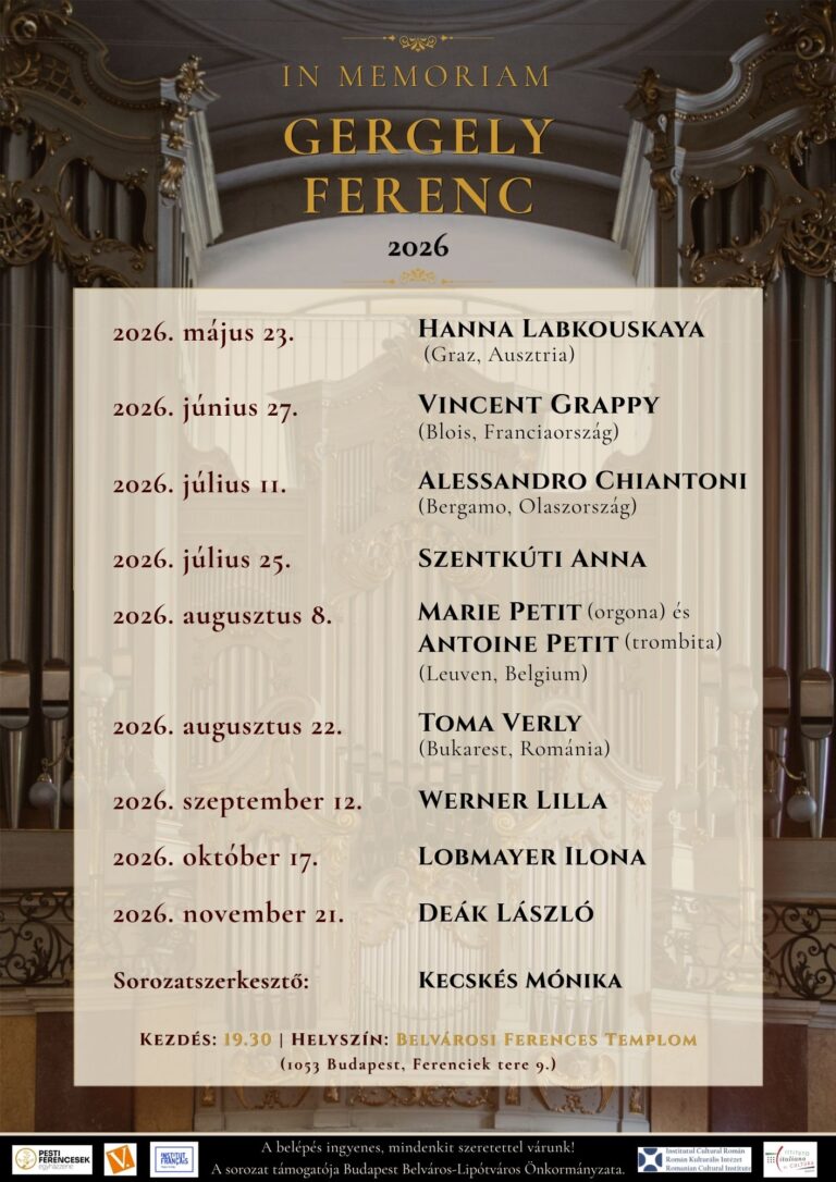 In Memoriam Gergely Ferenc 2026 összefoglaló